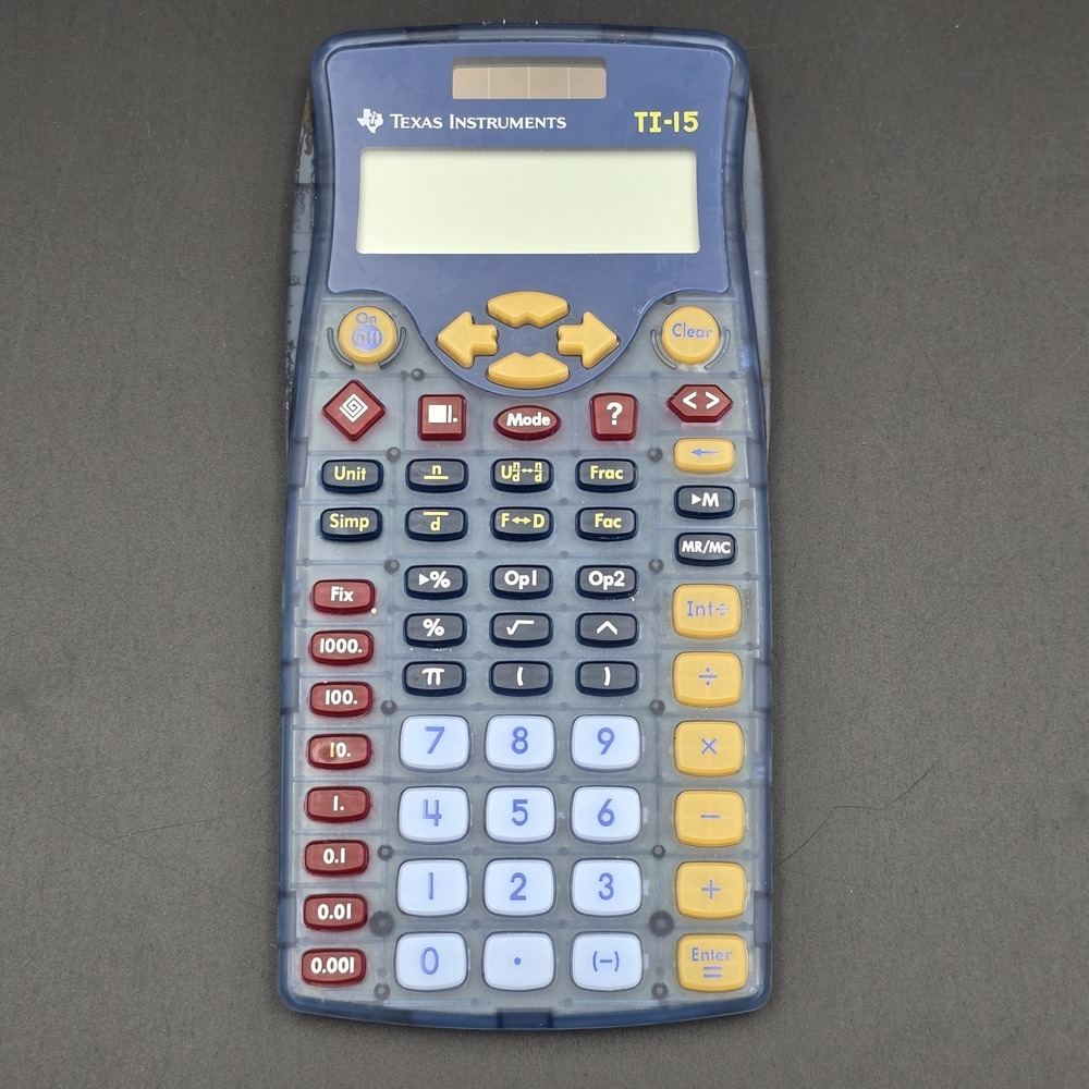 Texas Instruments TI-15 Explorer Elementary Calculator
